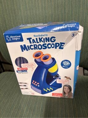 Educational Insights GeoSafari Jr. Talking Microscope - NEW but box is smashed